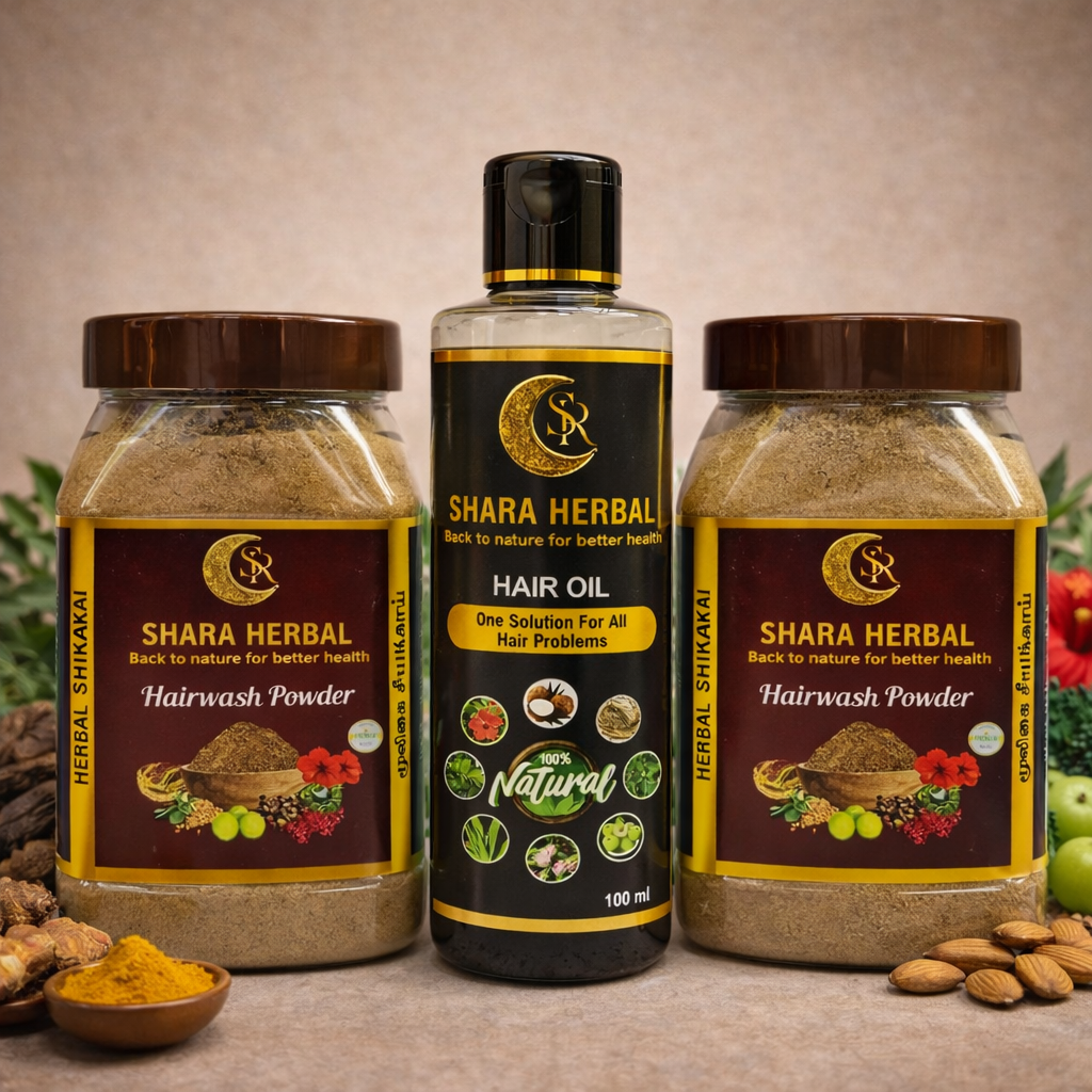 Shikakai 250g + Shikakai 250g +Hair Oil 250ml