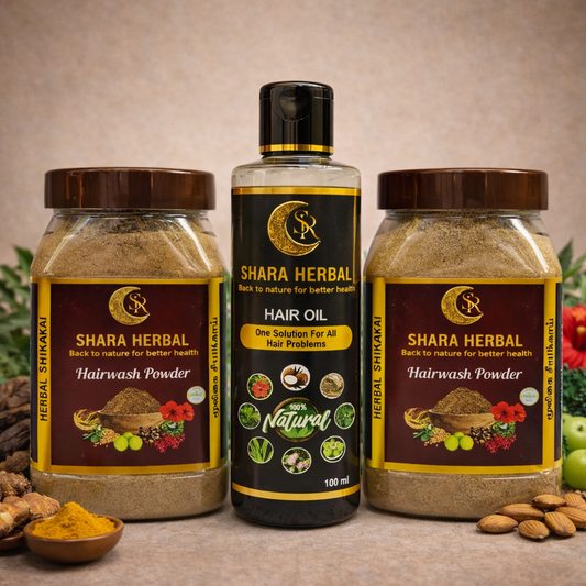 Shikakai 250g + Shikakai 250g +Hair Oil 250ml